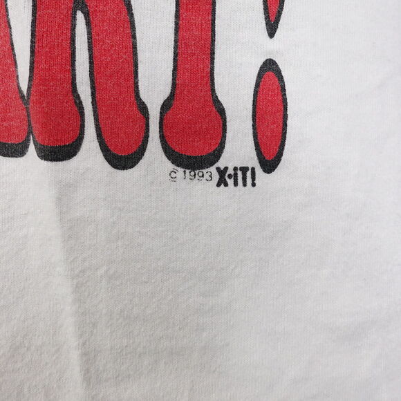 VINTAGE FIRST I WAS A BOY...NOW I'M JUST AN OLD FART FUNNY HUMOR TSHIRT XL 90s - Picture 3 of 7